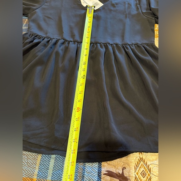 Mary Square V neckline and a gathered, peplum-style waist NWT women’s size S - Picture 9 of 12